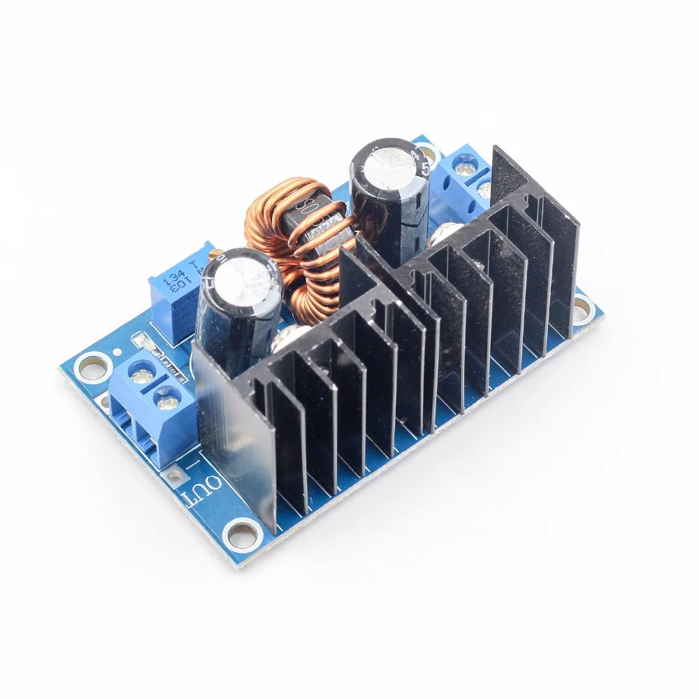 Понижающий модуль питания DC4-40v к DC1.25-36v 8A 200w Регулируемый XL4016E1 DC-DC DC регулятор