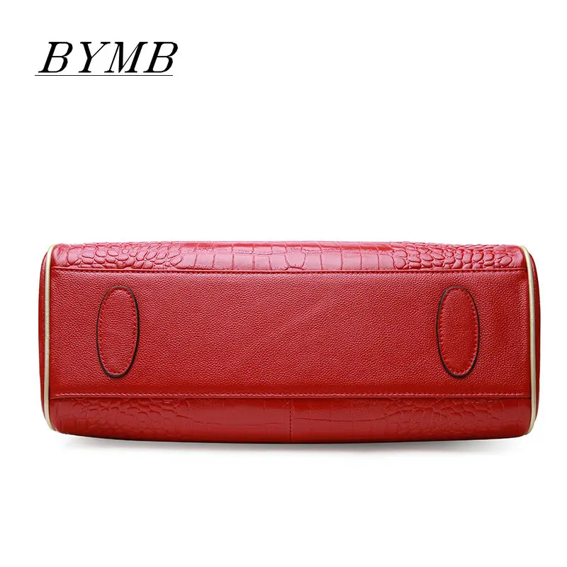 

Han 100% Genuine leather Women Handbags 2019 New Fashion Handbags big bag wild shoulder Messenger bag simple portable ladies