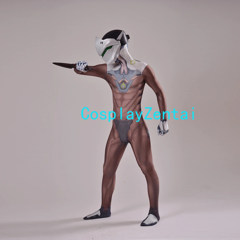 Игра косплей Гэндзи костюм 3D принт спандекс дженджи зентай для мужчин/мужчин|cosplay