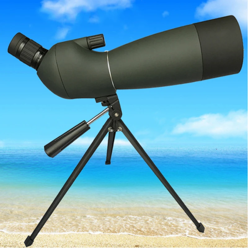 20-60x60/25-75x70 Оптическая Труба с зумом профессиональная HD Водонепроницаемая широкоугольная монокулярная угловая труба уличные инструменты для наблюдения за птицами