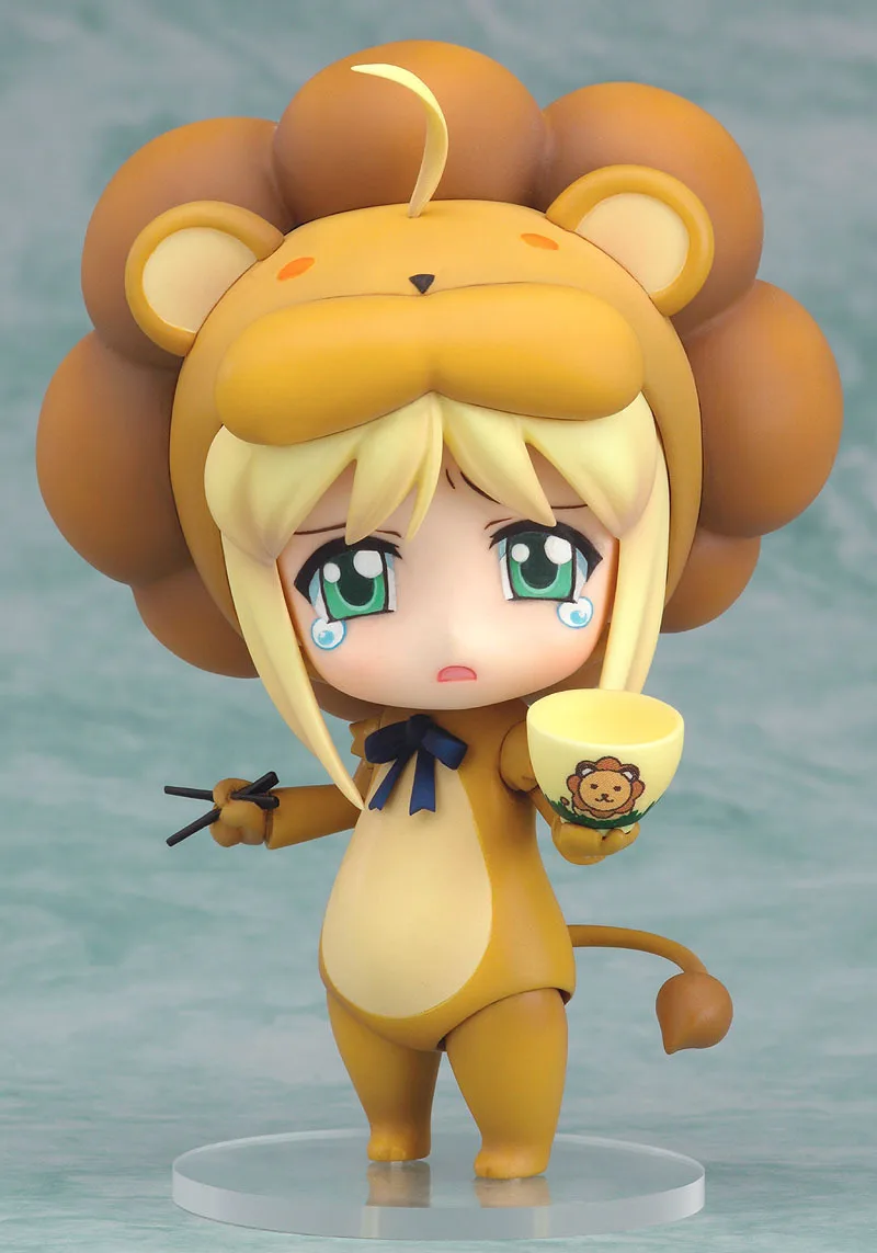 Фигурки героев из ПВХ Fate Stay Night Saber lion коллекционные фигурки игрушки для