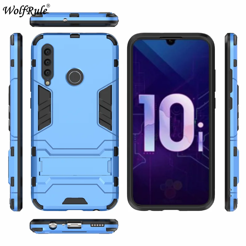 SkyBlue Чехол для huawei Honor 10i, чехол 6,21 дюйма, противоударный резиновый силиконовый защитный жесткий чехол для huawei Honor 10i, чехол для Honor 10i HRY-LX1T - Цвет: SkyBlue