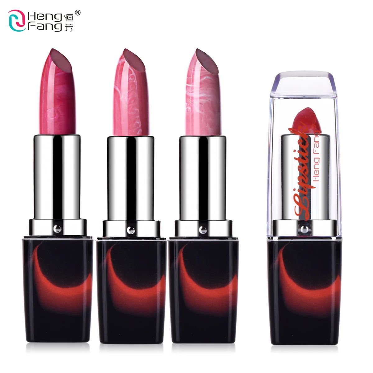 Водостойкая долгостойкая губная помада меняющий температуру бальзам для губ