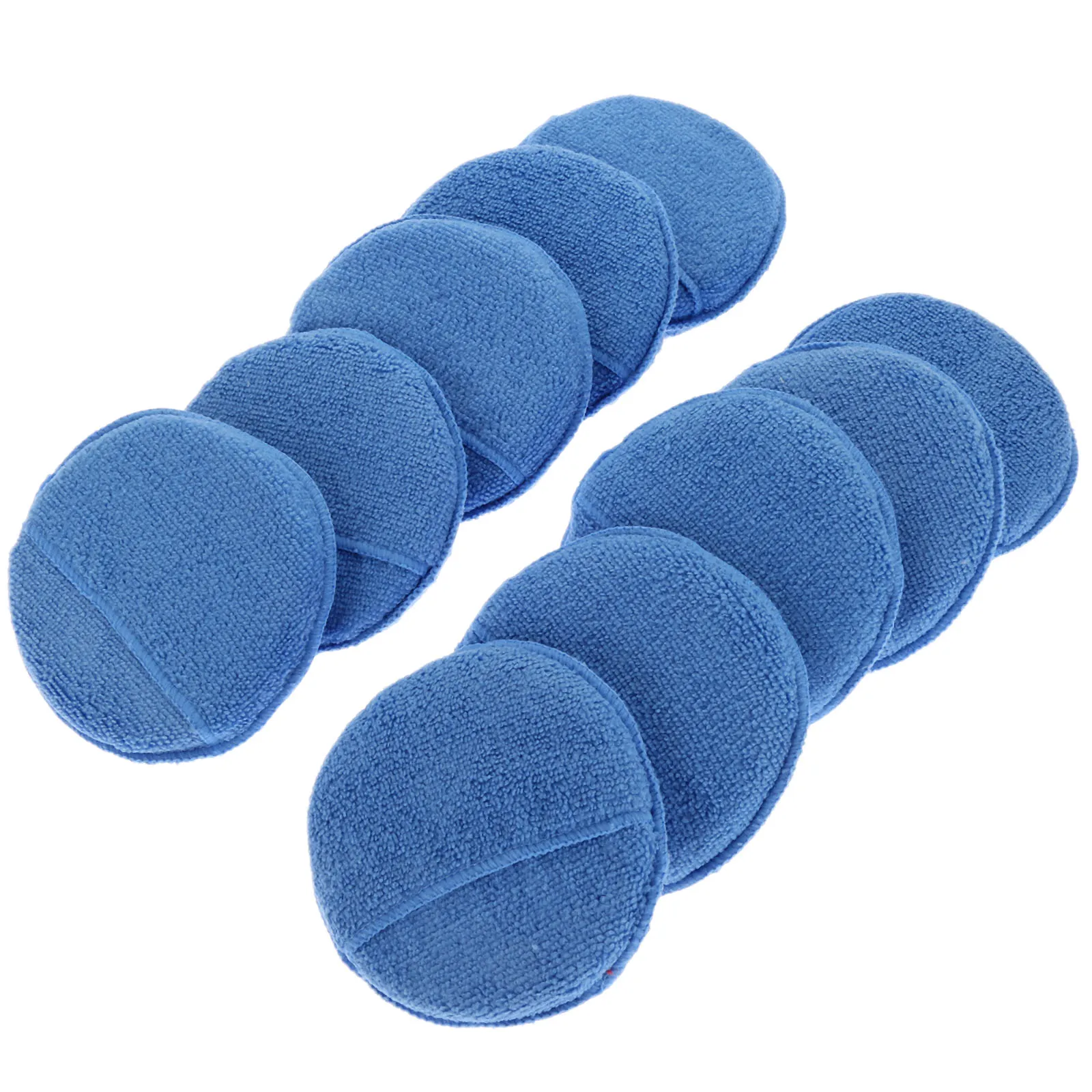 

Yetaha 10Pcs Car Polishing Sponge Pad 5" Soft Microfiber With Pocket Wax Applicator Buffing Pads Auto Care Detailling Wash Tools