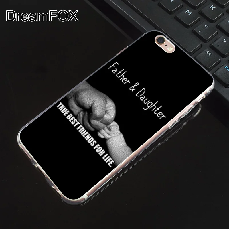 DREAMFOX N045 Happy Family Soft TPU Silicone Cover For Apple iPhone XR XS Max 8 X 7 6 6S Plus 5 5S SE 5C 4 4S Case |