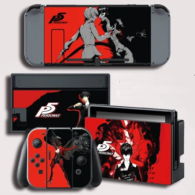 03662 Persona P5 Виниловая наклейка на экран для Persona Skins, защитная наклейка s для shand Switch NS, консоль+ контроллер+ подставка, наклейка, игровая пленка PS5 - Цвет: 03662 Persona P5