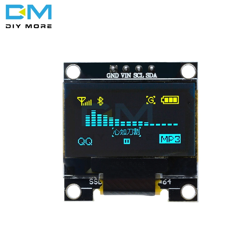 

Модуль ЖК-дисплея 0,96 дюйма I2C IIC Serial 128X64 128*64 O, светодиодный модуль, совместимый с Arduino STM32, плата драйвера контроллера