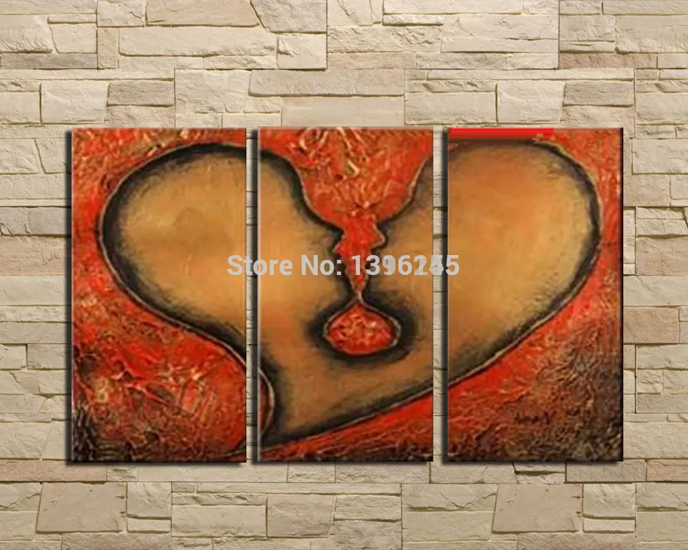 Золото Толстая Текстурированные 100% Ручная Роспись Абстрактная Живопись Маслом