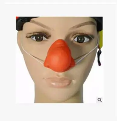 clown nose Стиль праздник разнообразие Смешной клоун Cospaly Костюм Человек Взрослый клоун пальто и комбинезон вечерние платья джокер костюм без реквизит - Цвет: clown nose