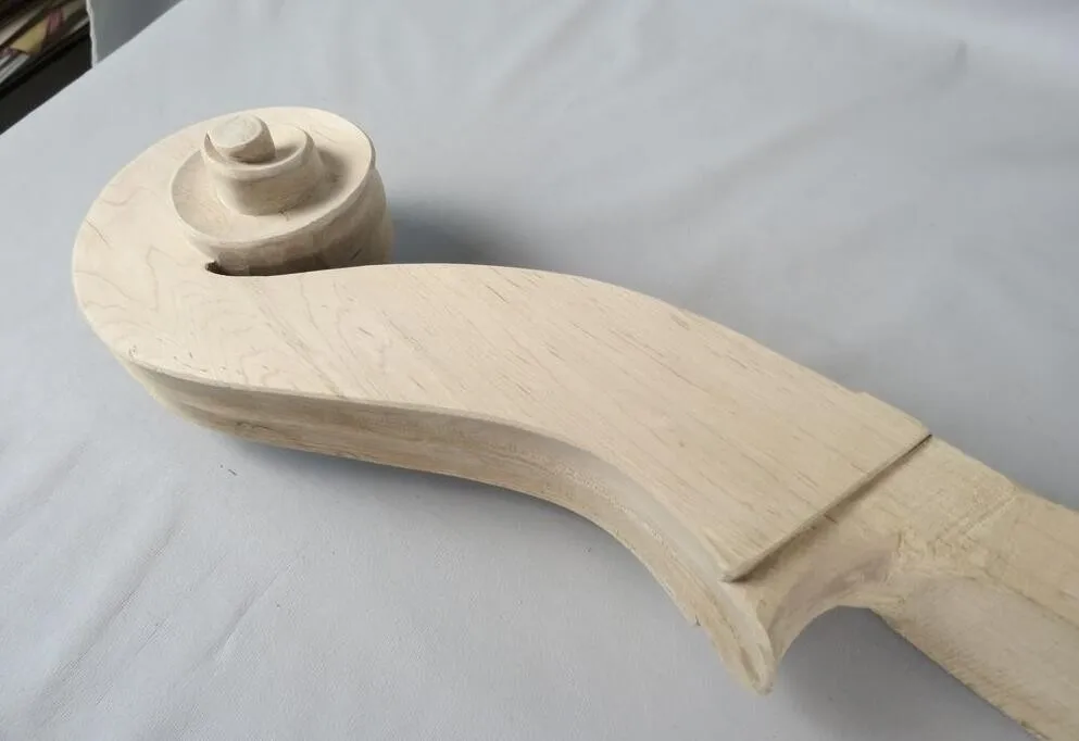 

High quality 4/4 upright double bass neck maple wood