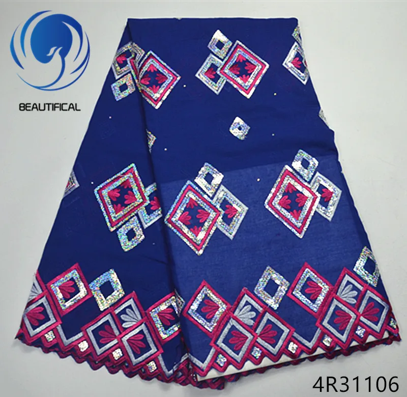 BEAUTIFICAL swiss lace voil african cotton fabric 2018 new arrival for party dress 5yards/piece 4R311 | Дом и сад