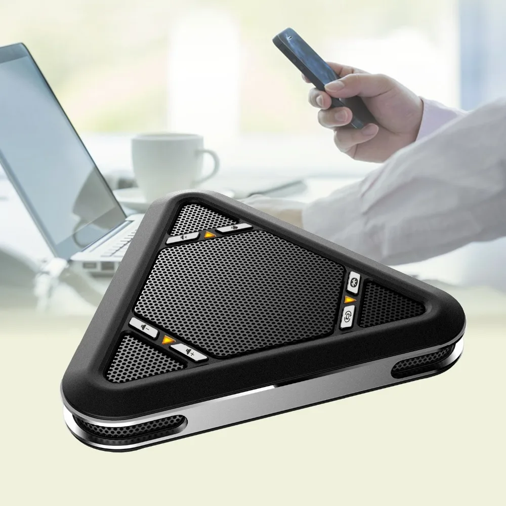 TENGVEO A500B 4M VoicePickup беспроводной Bluetooth Настольный громкой связи для Whatsapp лекций