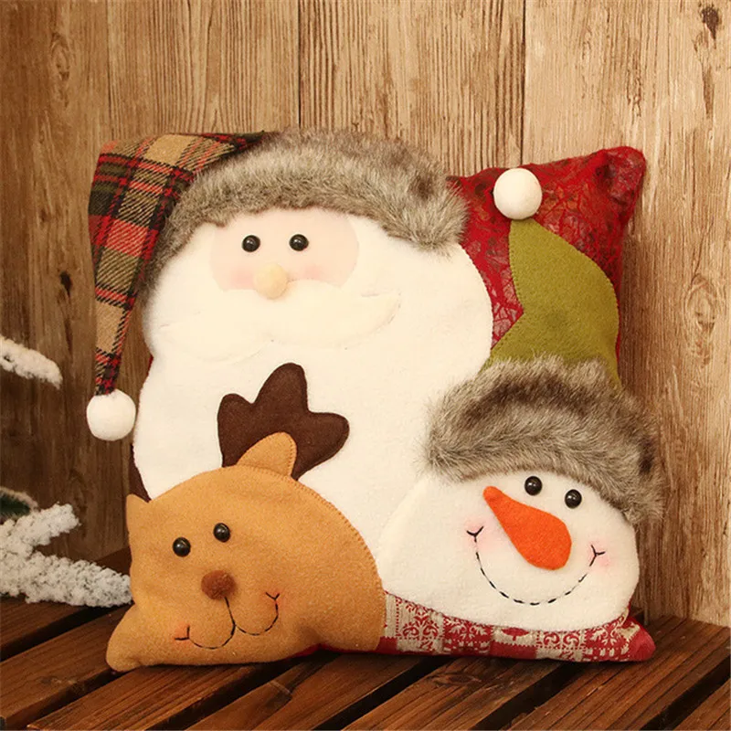 

35 X 35 Cm Christmas Plush Animal Toy Snowman Christmas For Children New Year Christmas Birthday Gift
