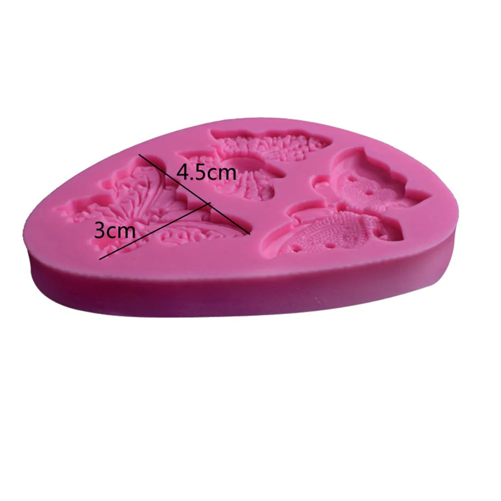 

Butterfly Shape Silicone Molds Chocolate Biscuit Mould Roasted Fondant Cake Mould Cake Decorating Tool Forma Do Pieczenia #763