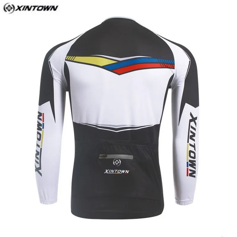 Лидер продаж Мужская велосипедная длинная футболка белая черная женская для
