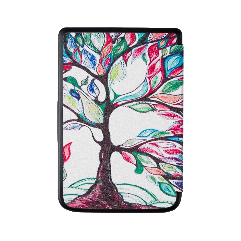 Защитный смарт чехол для Pocketbook 614 plus 625 basic touch 2626/626 ereader из искусственной кожи +