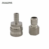 stainless steel quick disconnect male qd 12 female npt and hose barb for beer kettle mash pump wort chiller homebrew fitting
