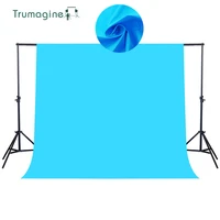 1 64m5 213ft photography background cotton backdrop smooth muslin blue chromakey cromakey background cloth for photo studio