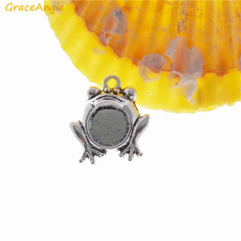 Изящная металлическая мини подвеска GraceAngie тибетского цвета с подвеской в виде