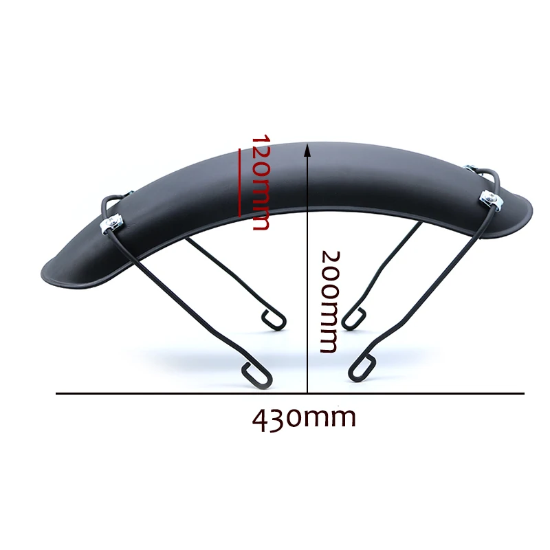 

Motorcycle Scooter Universal Front Mudguard Extender Fender for Harley Honda GN125/GS125 GS125 Motor Retro Splash Extension Pad