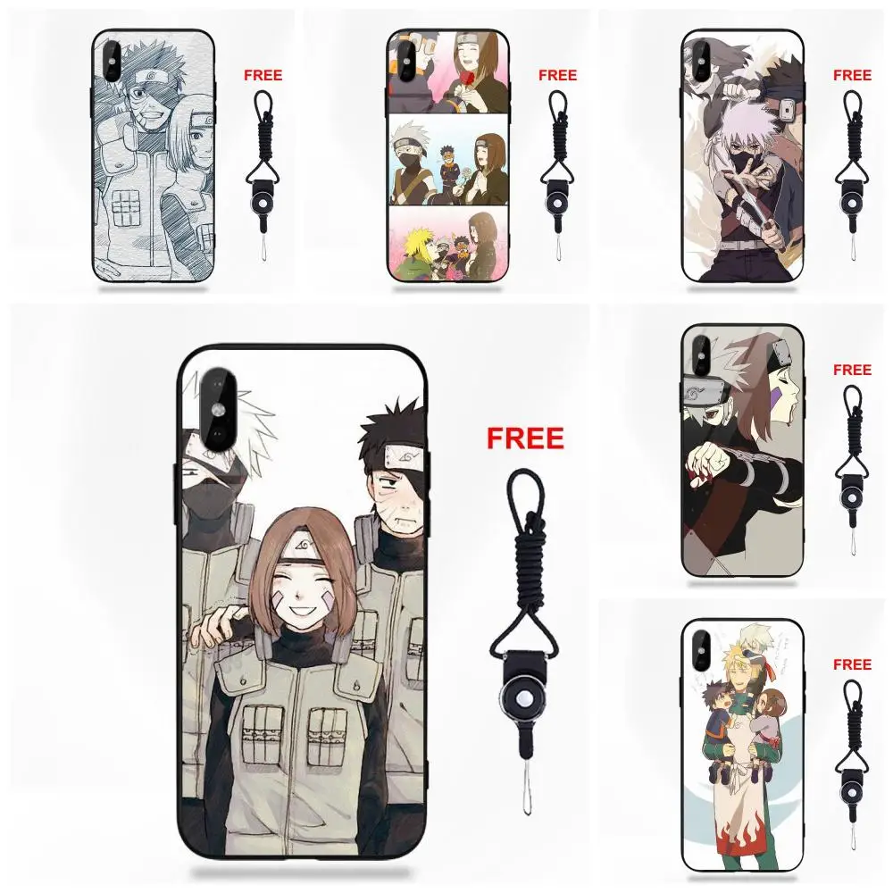 Наруто Obito Какаши для Apple iPhone 5 5C 5S SE 6 S 7 8 плюс X XS Max XR телефон Мягкий ТПУ чехол +