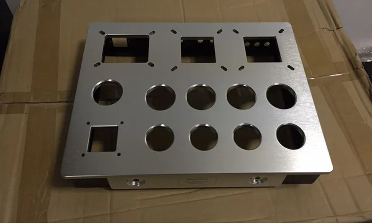 Алюминиевый и железный корпус усилителя мощности DIY 300B 2A3 трубчатый аудио 380 мм * 290
