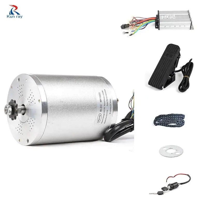 60V 2500W E набор для электровелосипеда, электрический велосипед, переднее заднее моторное колесо с педалью, 18MOS бесщеточный контроллер, E-TRICYCLE - Цвет: 60V2500W no Foot