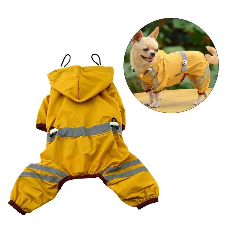 LUOEM дождевик для маленьких собак дождевая толстовка светоотражающая куртка