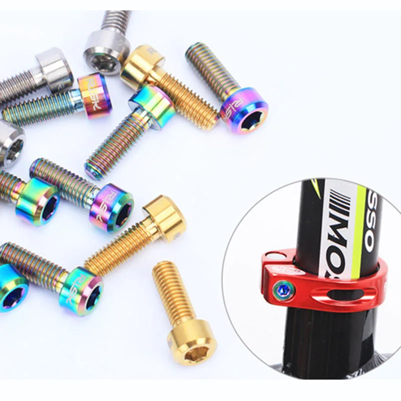 Зажим стойки сиденья велосипеда винт горный велосипед болты из титанового