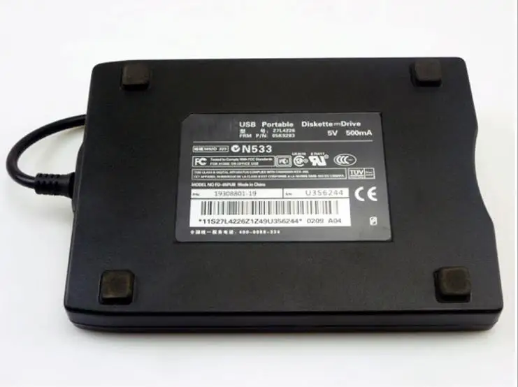 Внешний портативный накопитель дисковод USB 1 44 МБ 3 5 дюйма в розничной упаковке