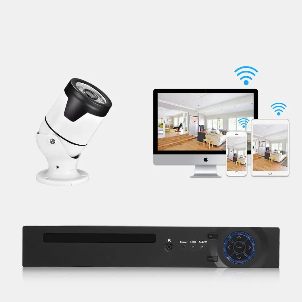 AZISHN 3MP HD ip камера безопасности H.265AI сенсор 2MP наружная Водонепроницаемая ночного