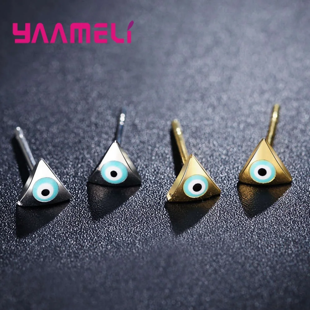 Новые модные геометрические маленькие серьги для продажи Femme Gifts из
