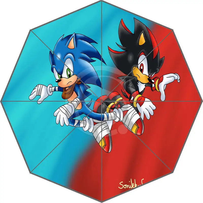 Оранжевый W530L3 Лидер продаж Мода Custom sonic Зонт с героями мультфильмов зонт от солнца и солнцезащитный крем анти-УФ зонтик F-L3 - Цвет: Оранжевый