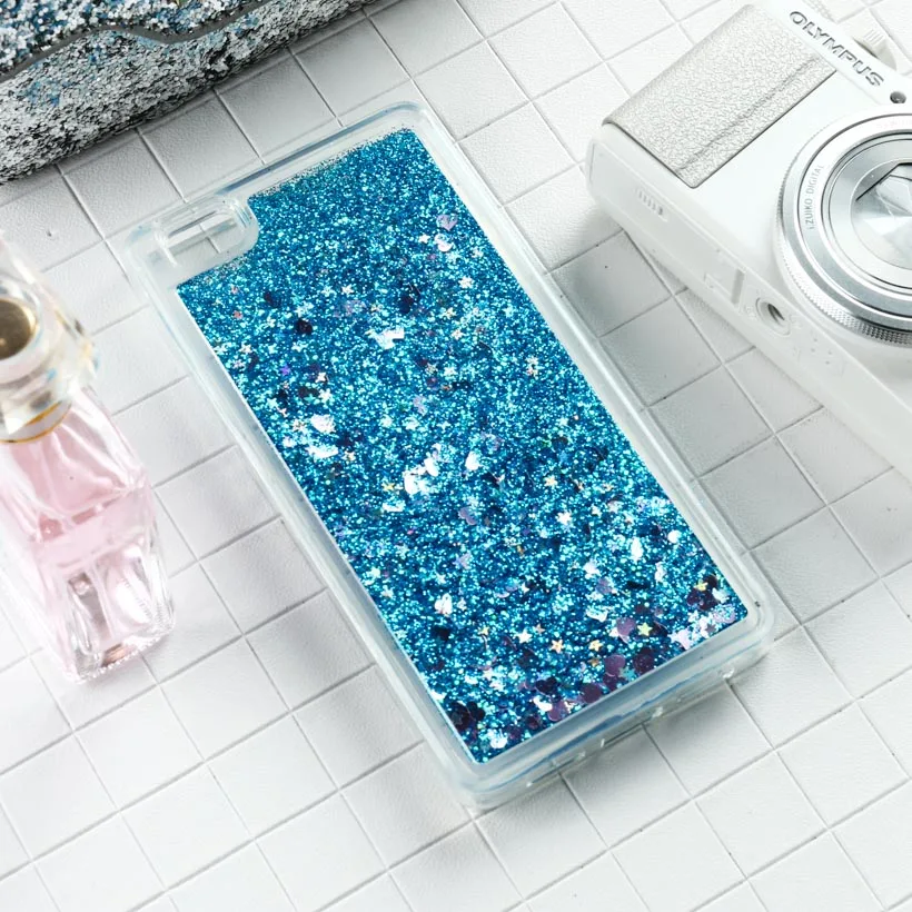 Динамическая жидкость, мягкий чехол для huawei P8 P9 Lite P10 Plus Nova 2 Коврики 9 Honor V9 8 Pro 6X 5X 4X G8 Y7 Prime чехол Крышка - Цвет: dark blue