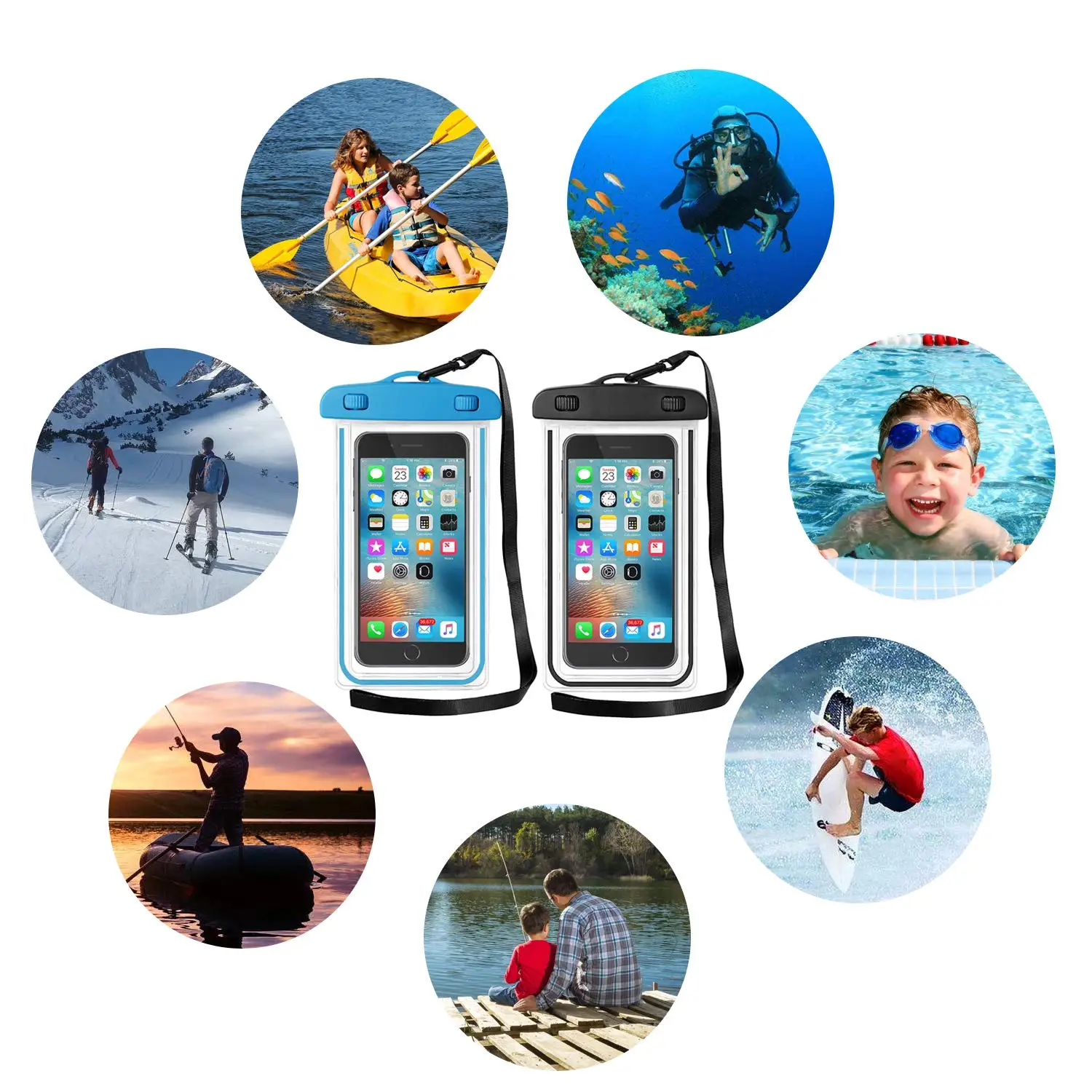 Untoom водонепроницаемый чехол для телефона для iPhone X Xs Max Xr 8 7Plus IPX8 водонепроницаемая сумка для плавания подводный чехол для телефона чехол для samsung