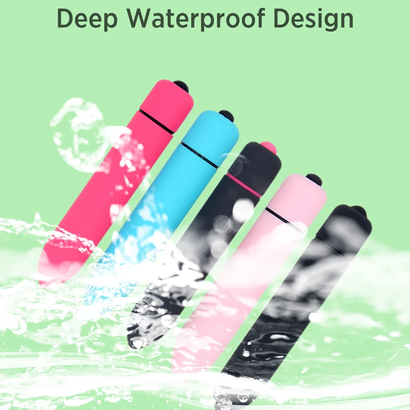 Мини пуля вибратор 10 цветов Женский Стимулятор клитора водонепроницаемый