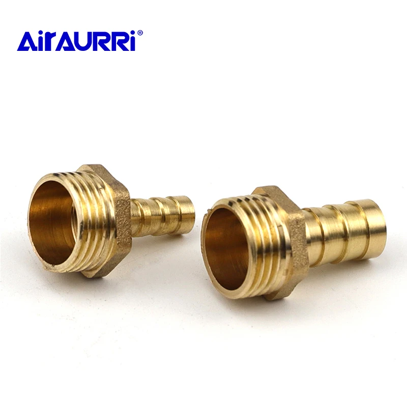 Латунный фитинг трубы 4 мм 6 8 10 12 19 шланг хвоста 1/4 &quot1/8&quot 3/8 &quot1/2&quot BSP Мужской