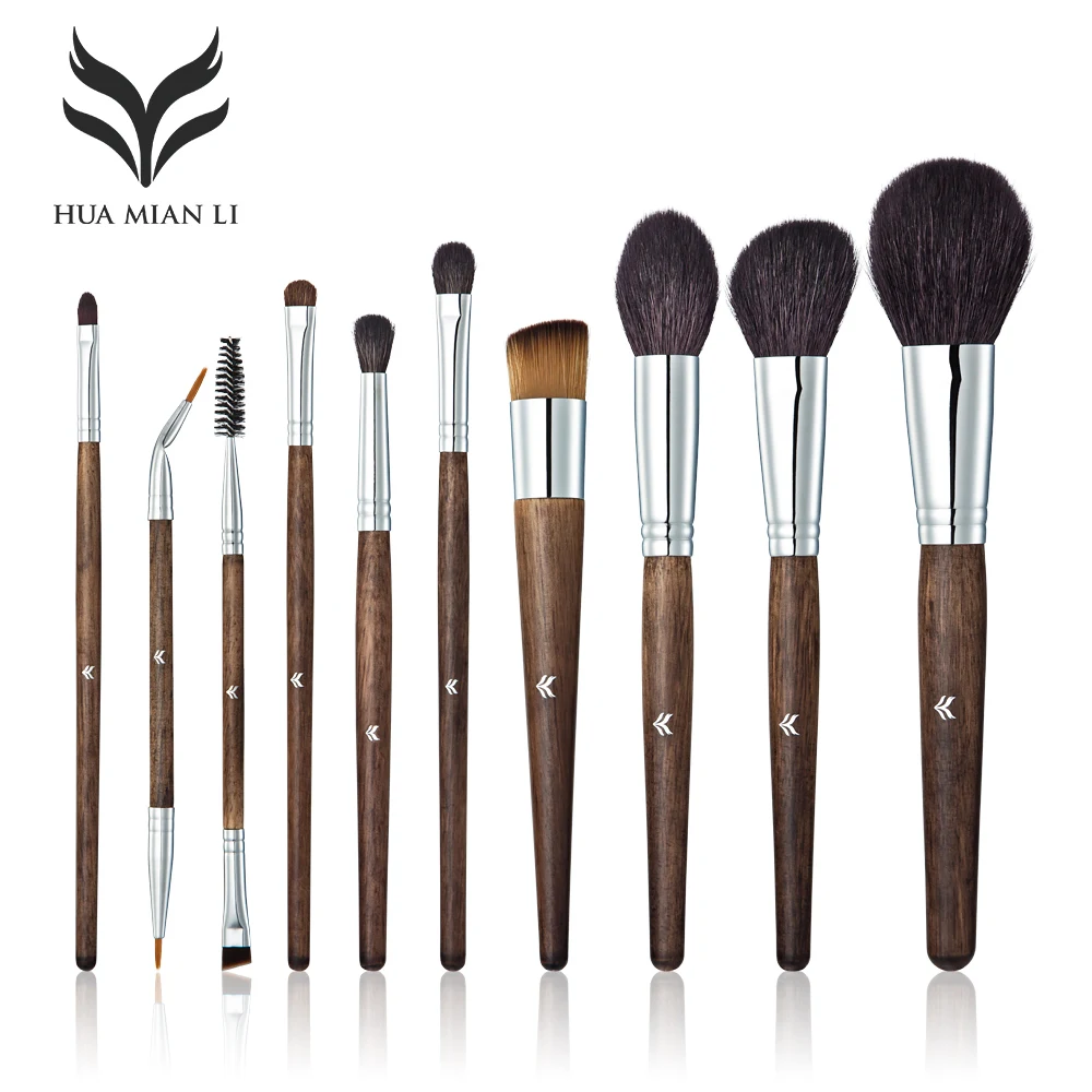 HUAMIANLI Single Blending/Contour/Cheek Blusher Powder Sector Makeup Brush Soft | Красота и здоровье