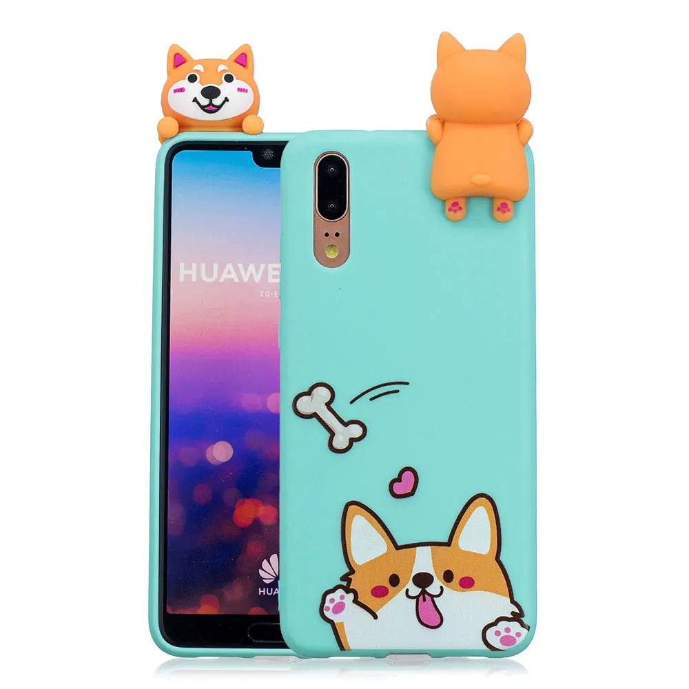 10 FQYANG Единорог Сова панда кошка окрашенный ТПУ чехол для HUAWEI P20 PRO NOVA3i Y3 Y5 Y7 MATE 20 LITE 7S Забавный мультяшный чехол для телефона - Цвет: 10