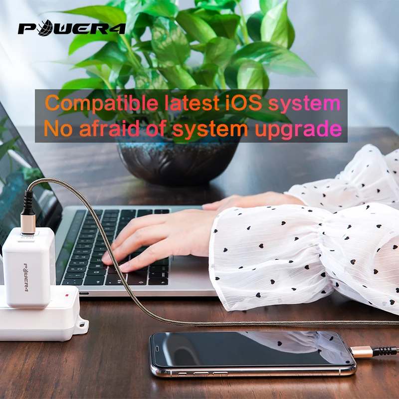 Power4 USB Type C кабель для iPhone/Lightning кабели 2 м 18 Вт шнур зарядки телефона iPhone 11 Pro Max xs xr 8 7