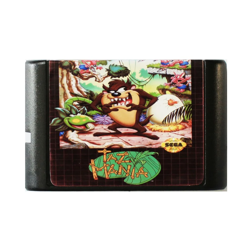 Таз Мания 16 бит MD карточная игра для Sega игры SEGA Mega Drive Genesis | Электроника