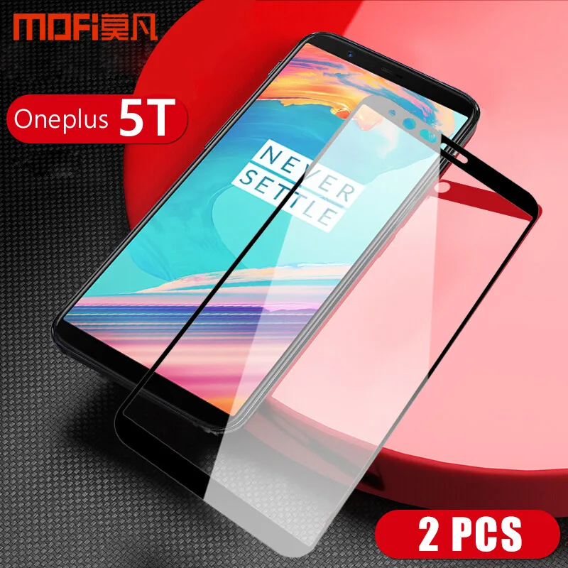 Oneplus 5T стекло oneplus 5t Закаленное пленка MOFI 1 + полное покрытие защита экрана для OP5T 6