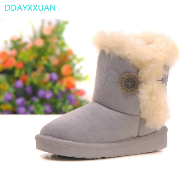 Детские ботинки новинка 2017 брендовые Нескользящие популярные резиновые для