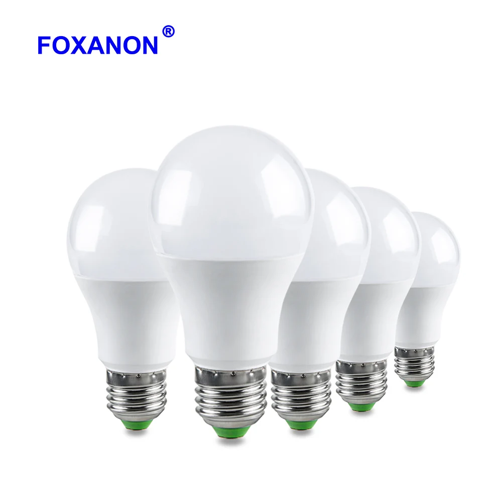 Foxanon 110 В 220 в E27 RGB Светодиодная лампа с регулируемой яркостью 5 Вт лампада