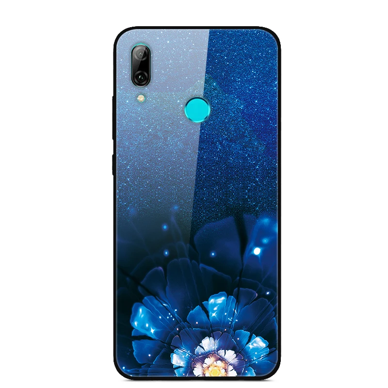 Для huawei P Smart чехол, закаленное стекло, задняя крышка, Жесткий Чехол для huawei P Smart, POT-LX1, чехол для POT-LX3, PSmart, чехол