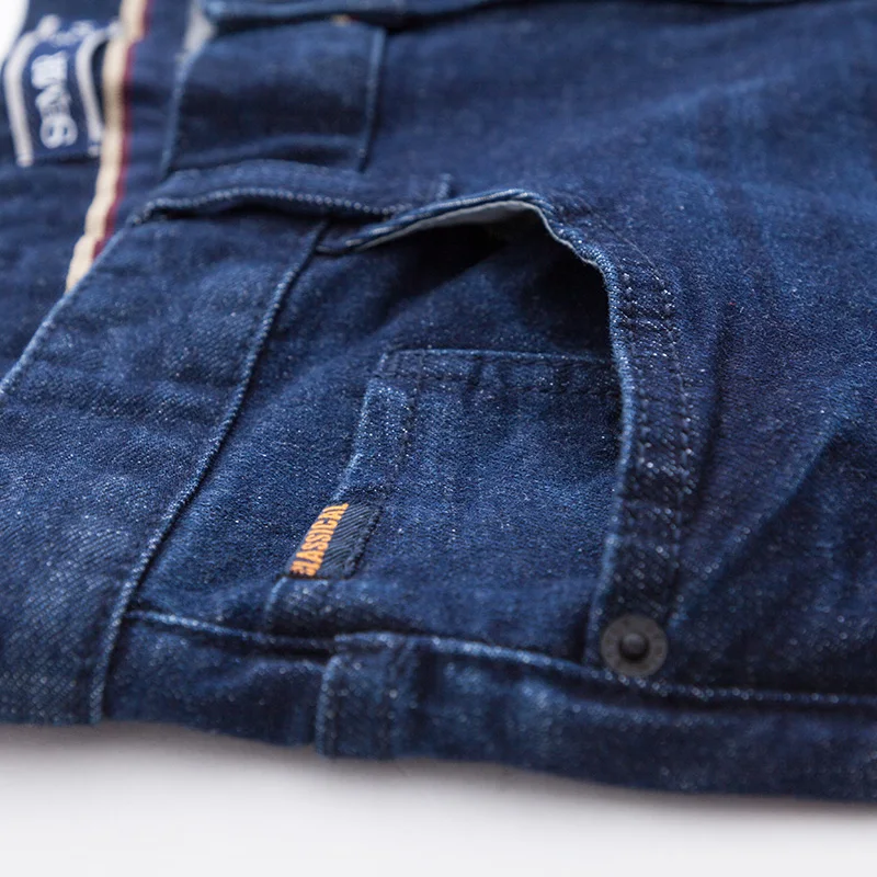 SEMIR мужские хлопковые Прямые классические джинсы весна осень джинсовые штаны