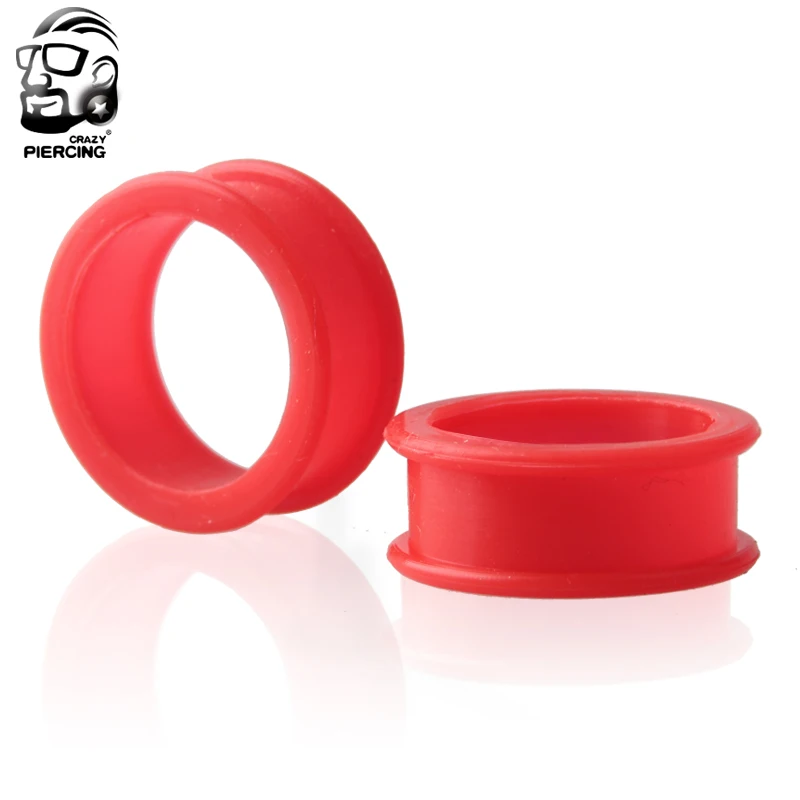 Гибкие силиконовые гибкие шкуры для ушей пробки растягиватель эспандер