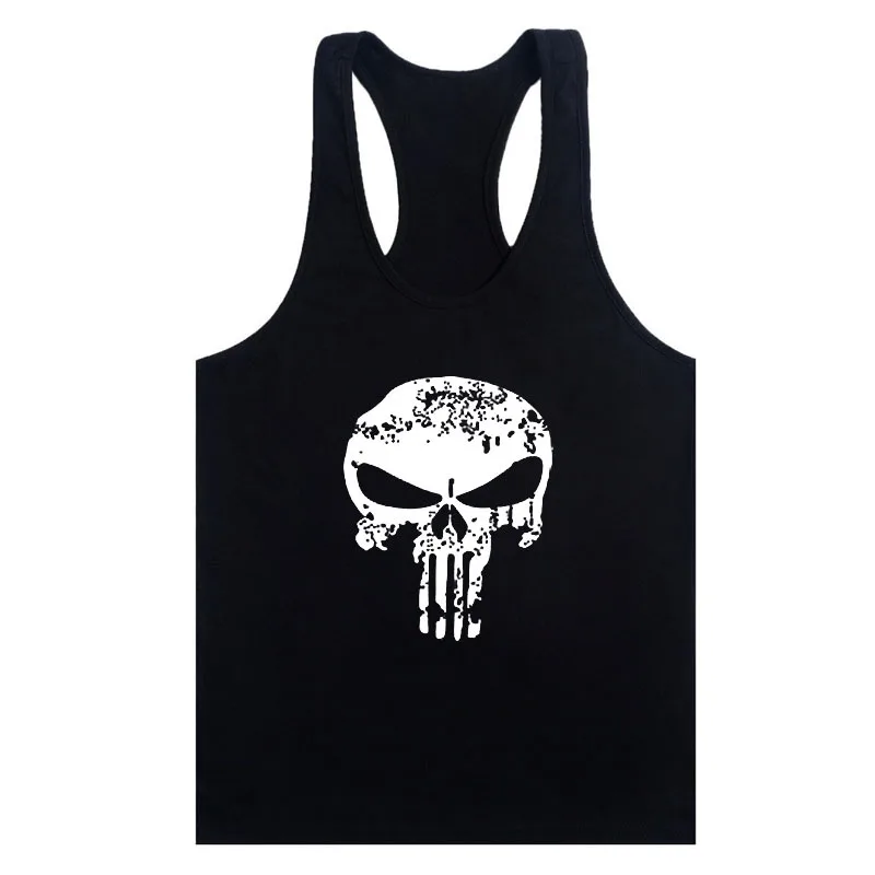 Мода 2017 г. Каратель фитнес Толстовки майка Мужская Новый хлопок Бодибилдинг