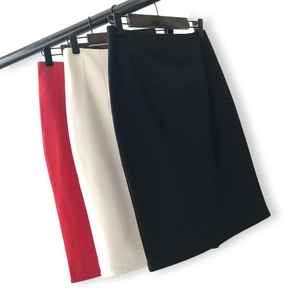 Новый шаг юбка длинная Профессиональный бедра OL упругое тело ремонт талии юбка.| |