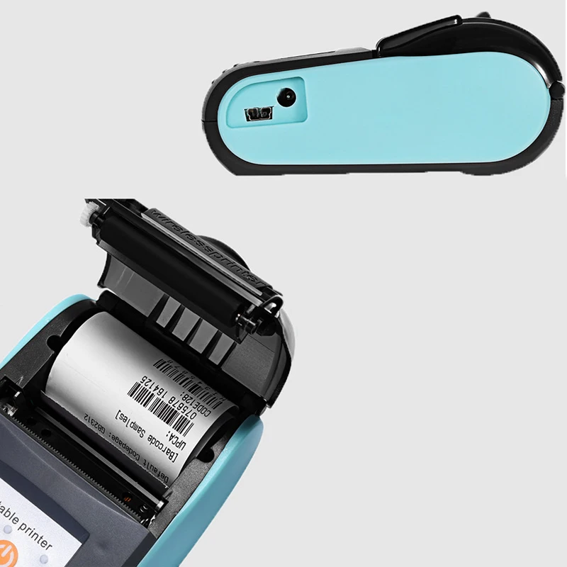 Мини 58 мм Термопринтер беспроводной Bluetooth USB чековый принтер POS для магазина совместимый для IOS Android